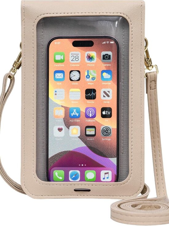 Handbags - Small Crossbody Bags for Women, Leather Cell Phone Purse with Adjustable Strap,